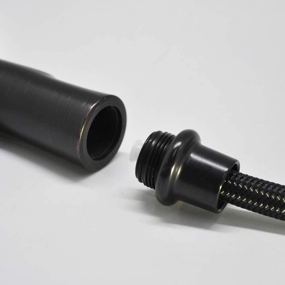 Kitchen Sprayer Replacement Oil Rubbed Bronze,Pull Out Kitchen Sink Sprayer Hose,Kitchen Sink Faucet Sprayer,With Spray Head,Spray Hose and Spray Holder, Spray Adapter for Kitchen Sink